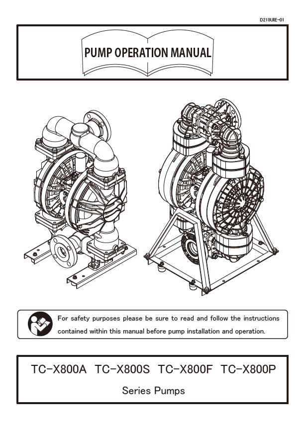 TC-X800 Series
Pumps Manual
